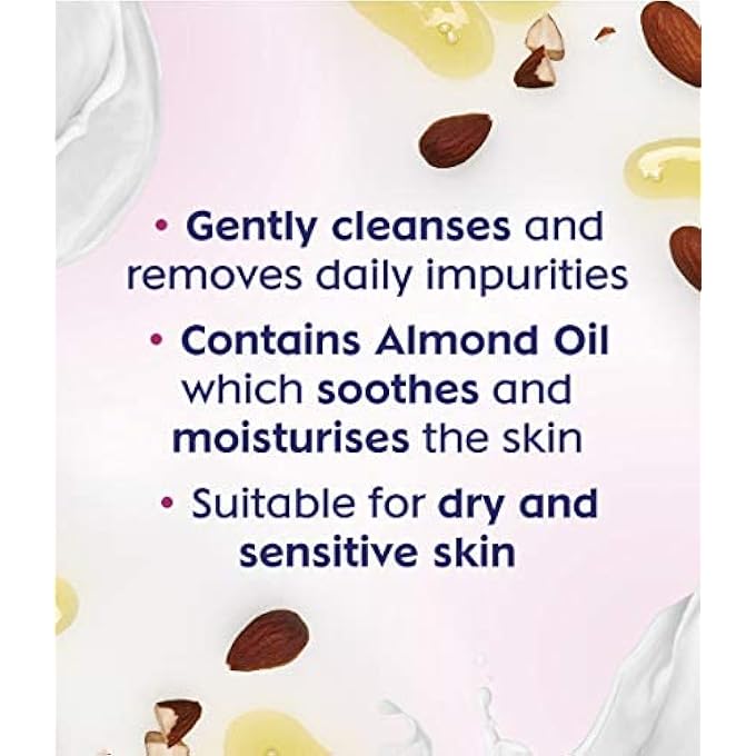 Nivea GENTLE FACE CREAM WASH (150ML), FACE CLEANSER WITH ALMOND OIL AND HYDRAMINE GENTLY CLEANSES FOR SMOOTH, HEALTHY SKIN, FACE WASH FOR DRY AND SENSITIVE SKIN - Image 3